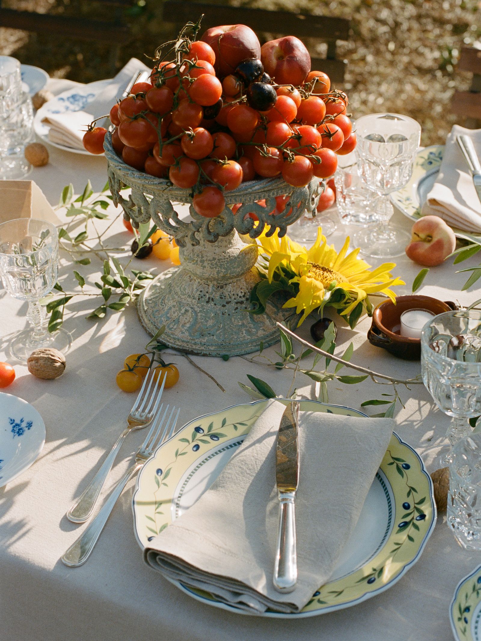 Image may contain Cutlery Fork Furniture Table Blade Knife Weapon Plate Dining Table Tabletop Bread and Food