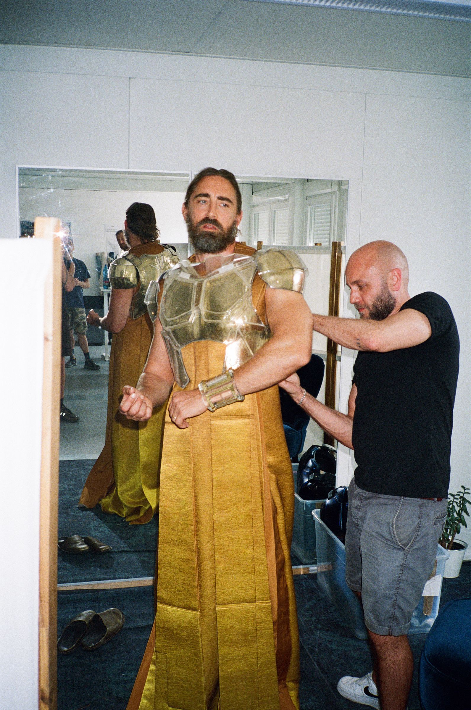 Lee Pace has been capturing backstage photos with film cameras since he performed in Angels in America on Broadway.