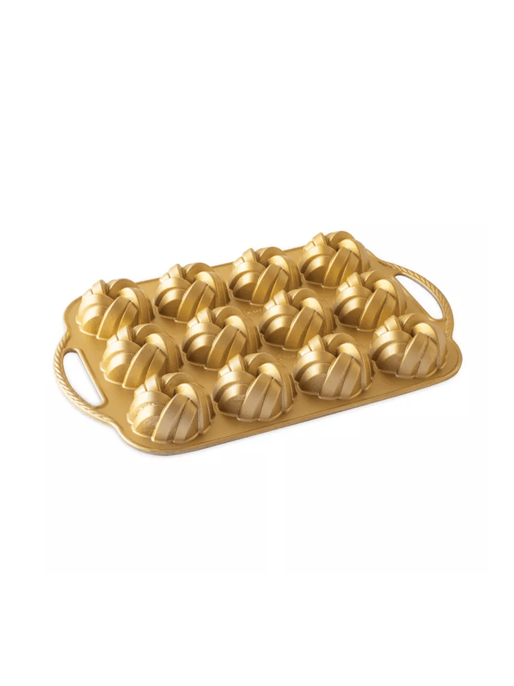 Nordic Ware 75th Anniversary Braided Mini Bundt Pan