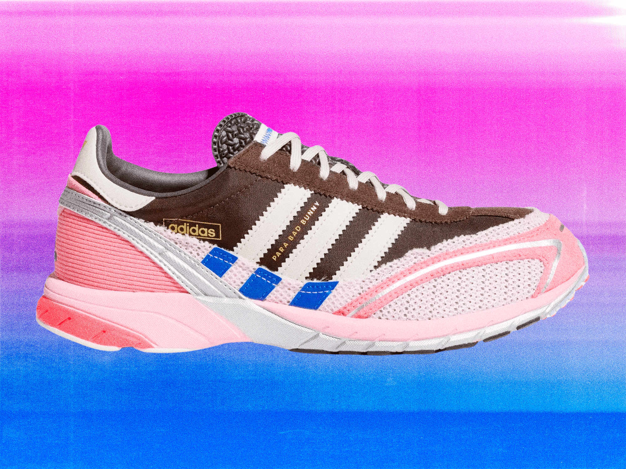 Bad Bunny wearing Adidas SL72 Archive sneakers