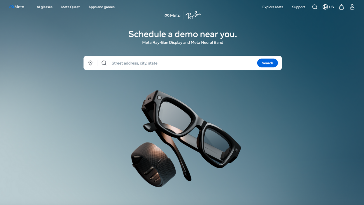 Book Ray-Ban Demo