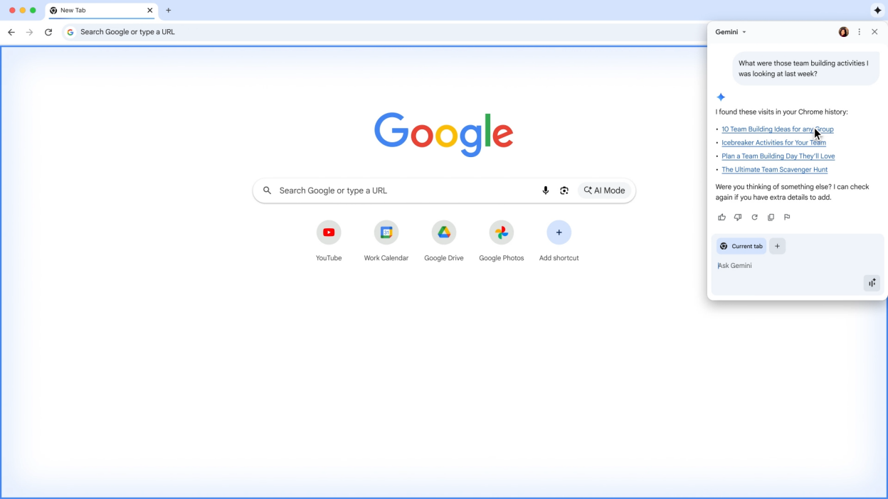 Gemini in Chrome