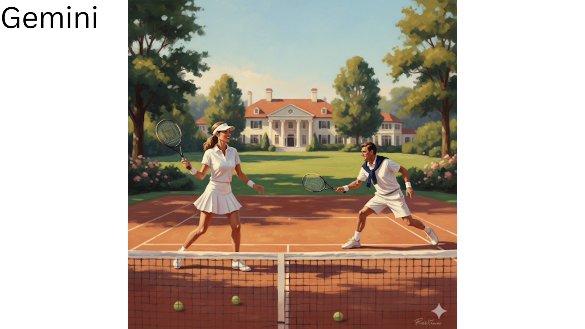 AI tennis players