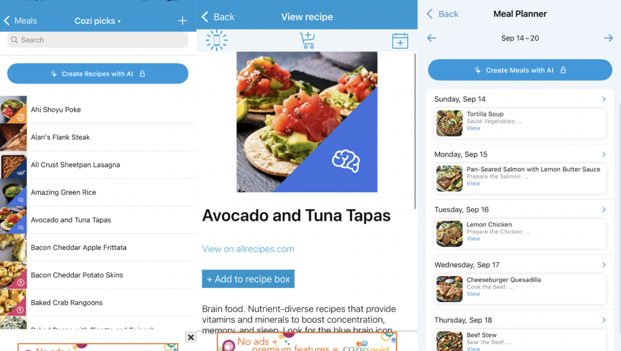 Cozi in iOS
