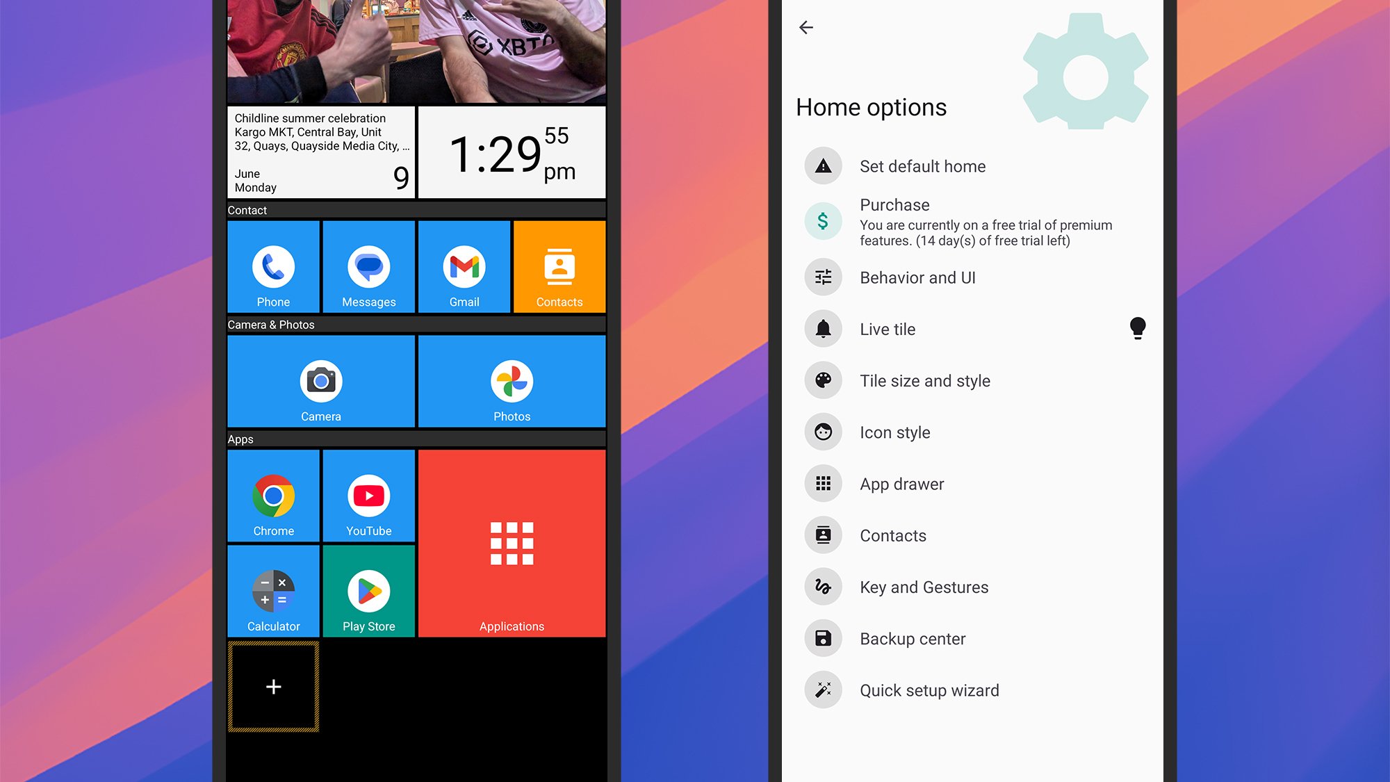 Square Launcher