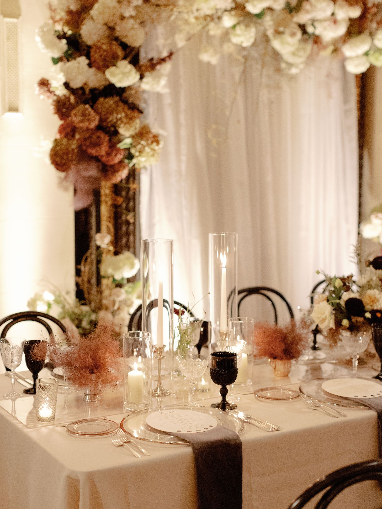 Image may contain Dining Table Furniture Table Architecture Building Dining Room Indoors Room and Flower