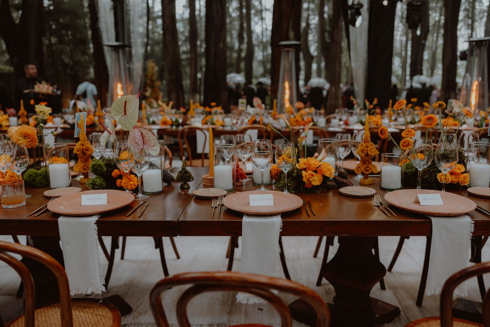 Image may contain Indoors Chair Furniture Cutlery Fork Fun Hall Cup Person Plate Table Candle Blade and Knife